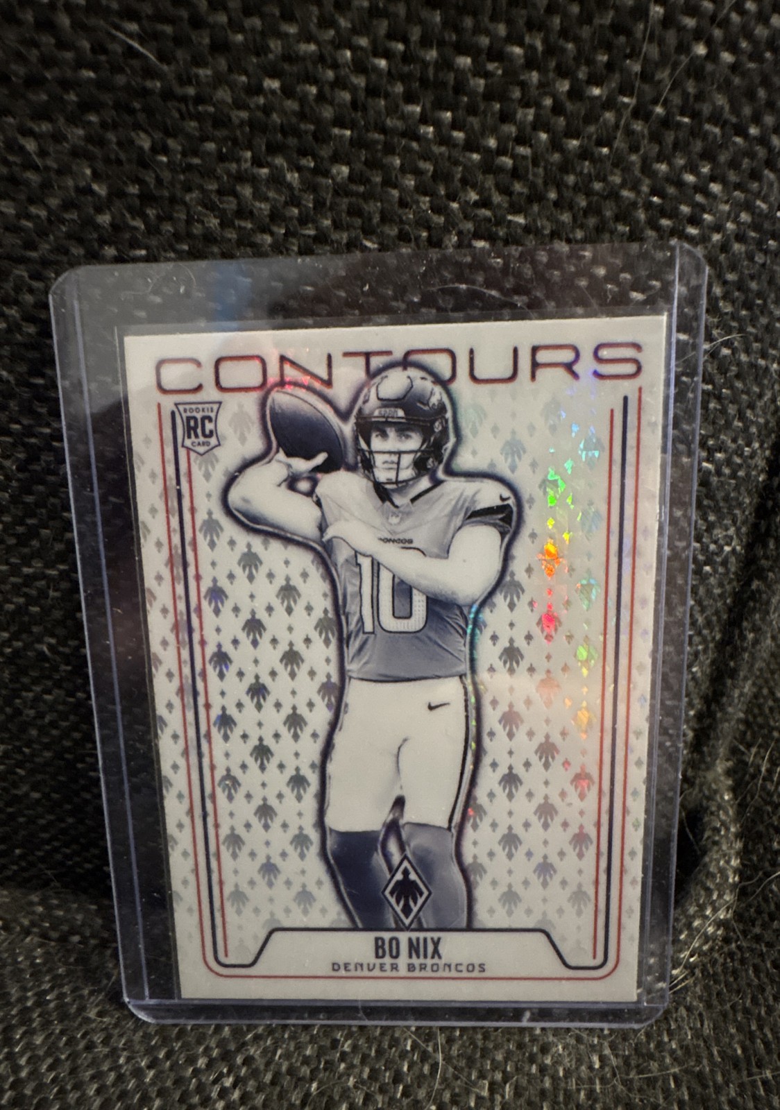 2024 Panini Phoenix - Contours Bo Nix #CON-BNX Hyper (RC)