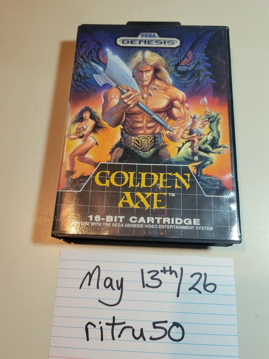Sega Genesis Video Games Golden Axe 1989 for sale | eBay