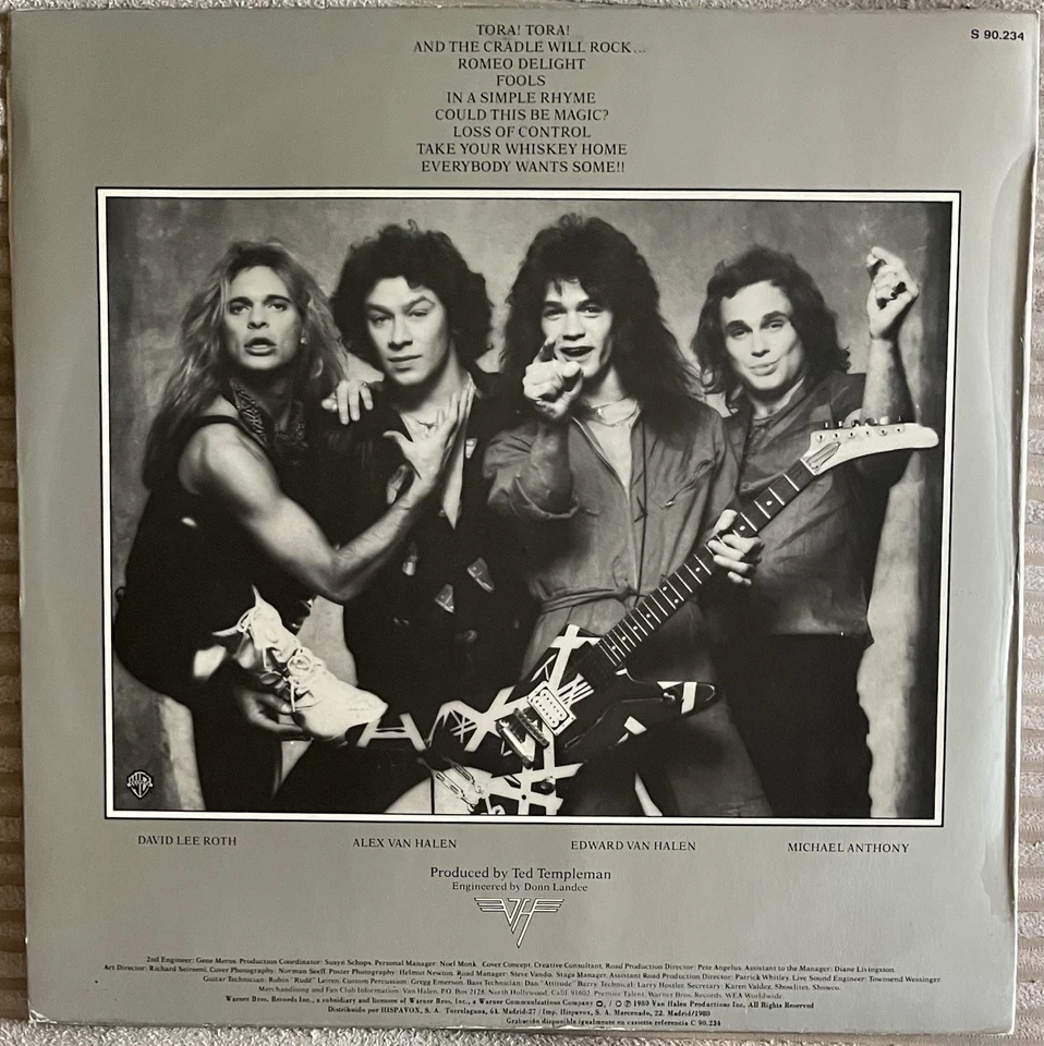 4 Classic Rock Vinyl Bundle Joblot KISS, Van Halen, Little Angels & Compilation - Image 4 of 4