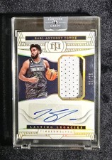 2022-23 Panini National Treasures Legacies Karl-Anthony Towns Patch Auto /25