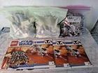 VINTAGE STAR WARS LEGO #10195 REPUBLIC DROPSHIP WITH AT-OT, INSTRUCTIONS, MORE!!