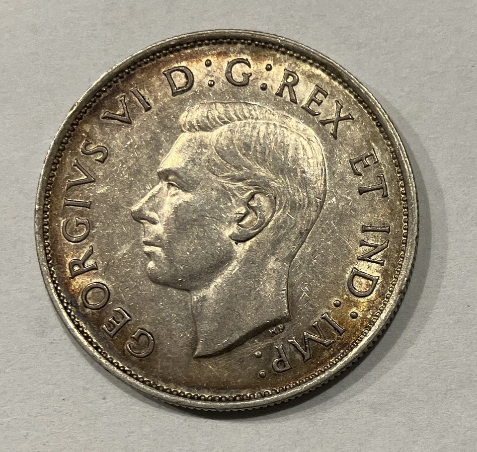 1941 WD  CANADA SILVER HALF DOLLAR  50 C HIGH GRADE     SILVER (.8000)   1 F1017 - Image 4 of 4