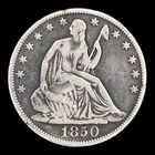 1850-O Liberty Seated Silver Half Dollar