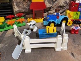 Lego DUPLO 10615 My First Tractor 100% Retired PLUS MORE CUSTOM FARM - 50Pcs.
