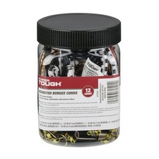 Hyper Tough Assorted Bungee Cord Set, 12-Count, Sizes from 36in to 8in
