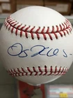 JEREMY HELLICKSON Autograph Baseball Rawlings Sweet Spot TB Rays MLB Auth. 1333