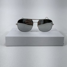 Vintage 70 s Mirrored Aviator Sunglasses Made in Korea Cable Temple Arm 58 mm