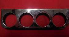 Vintage Stewart Warner 2 18 Gauge 4 Gauge Dash Panel With Light Socket Panel Vintage Stewart Warner 2 18 Gauge 4 Gauge Dash Panel With Light Socket Panel