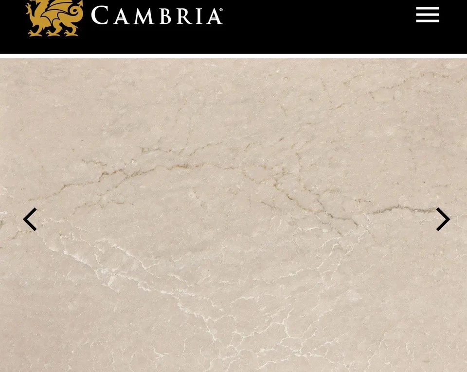Cambria Quartz Slab ( Luxury Series)for countertop - Image 2 of 3