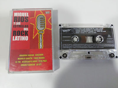MIGUEL RIOS Y LAS ESTRELLAS DEL ROCK LATINO 2001 - Cinta Tape Cassette - 2T