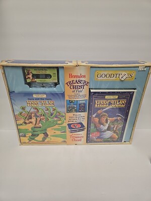 Hercules Treasure Chest Of Fun Good Times Book Audio & Video Cassette NIB 1997!