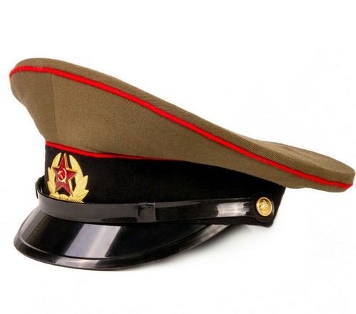 Genuine Soviet USSR Soldier Hat with 