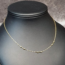 BIJOU - fin collier plaqué or #37