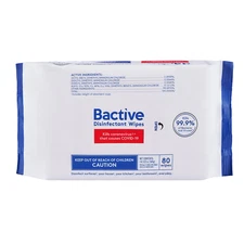 BACTIVE DISINFECTANT WIPES 18 PACK, 1,440 WIPES *NEW