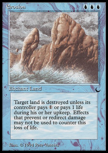 Magic the Gathering MTG Erosion (26) The Dark   LP