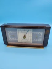 VTG Art Deco Airguide Chicago Barometer Thermometer Relative Humidity Desk top