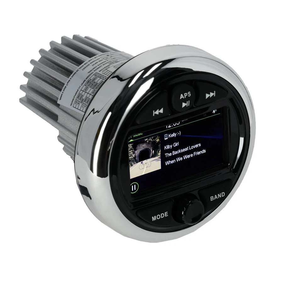 Rockville RGHR48A 4 Zone Marine Gauge Hole Receiver Bluetooth App Control+Remote - Image 3 of 4
