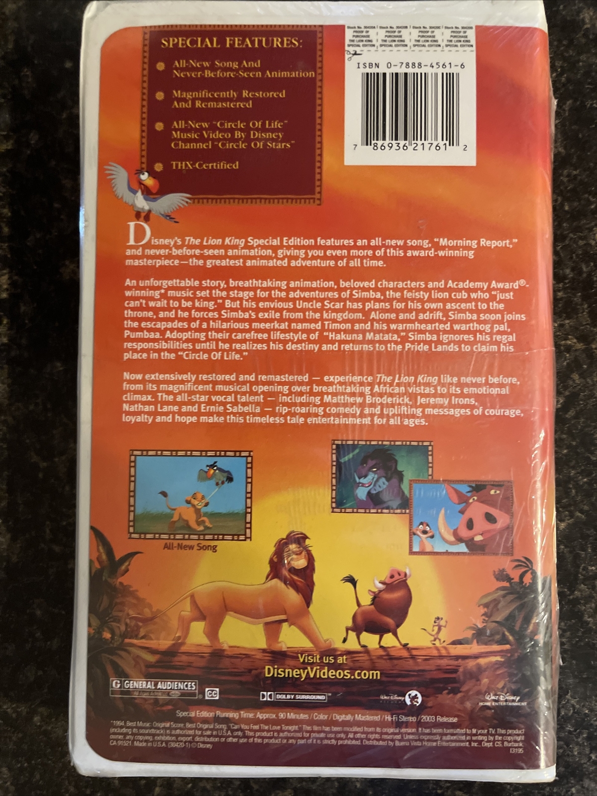 The Lion King Vhs 03 Platinum Edition Features An All New Song For Sale Online Ebay The Lion King Vhs 03 Platinum Edition Features An All New Song For Sale Online Ebay