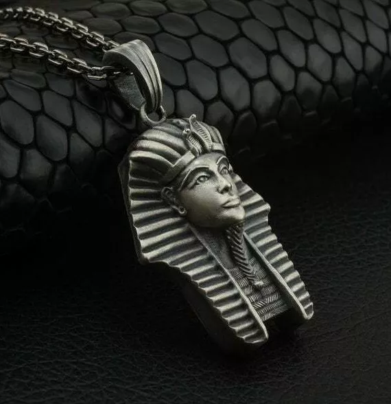Silver pharaoh pendant clearance
