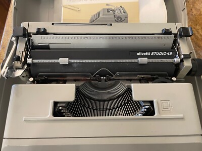 Vintage Olivetti Studio 45 Manual Typewriter | eBay