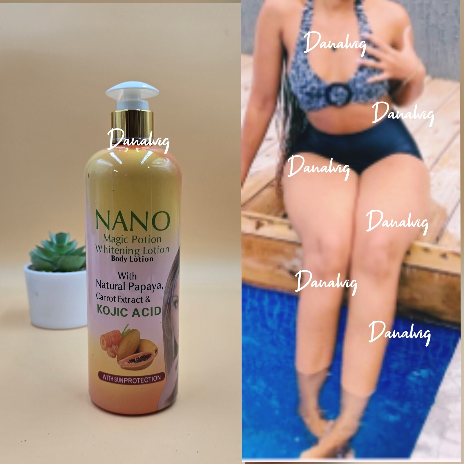 Nano Body Lotion 500ml. Free & Fast Shipping
