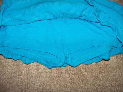 JUSTICE BLUE RUFFLED Skort Size 6 Girl's EUC - Picture 2 of 3