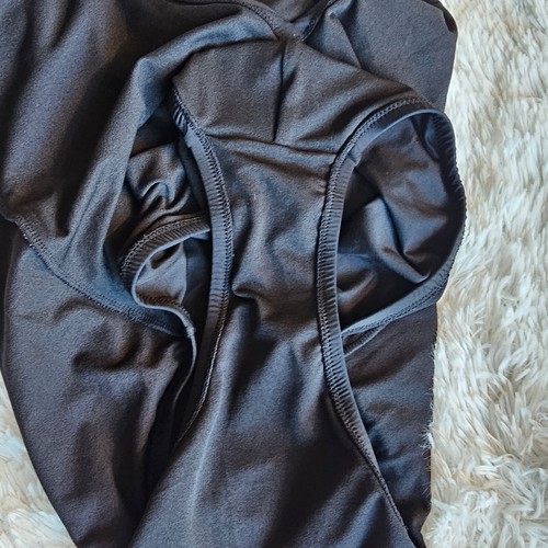 Kona Sol Swim Womens XL Black One Piece Swimsuit Deep V Neck Adjustable Straps - Picture 11 of 13