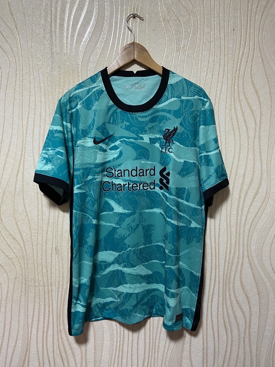 LIVERPOOL 2020 2021 AWAY FOOTBALL SHIRT SOCCER JERSEY NIKE LIVERPOOL 2020 2021 AWAY FOOTBALL SHIRT SOCCER JERSEY NIKE