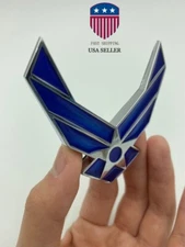 100%  3D U.S. Air Force USAF Car Auto Motorcycle Alloy Body Emblem Sticker