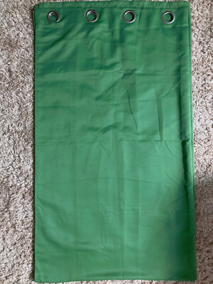WOLTU Blackout Curtain 135X245 Frog Green Extremely Soft Silver Eyelets