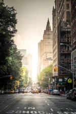 Central Park West New York City Photo Art Print Poster 12x18