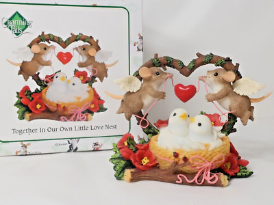 Fitz & Floyd Charming Tail ~ Together In Our Little Love Nest 84/148