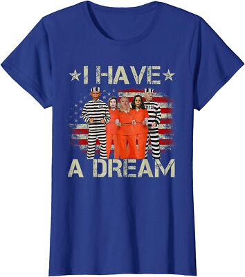 I Have A Dream Funny Anti Biden Humor Gift Ladies' Crewneck T-Shirt