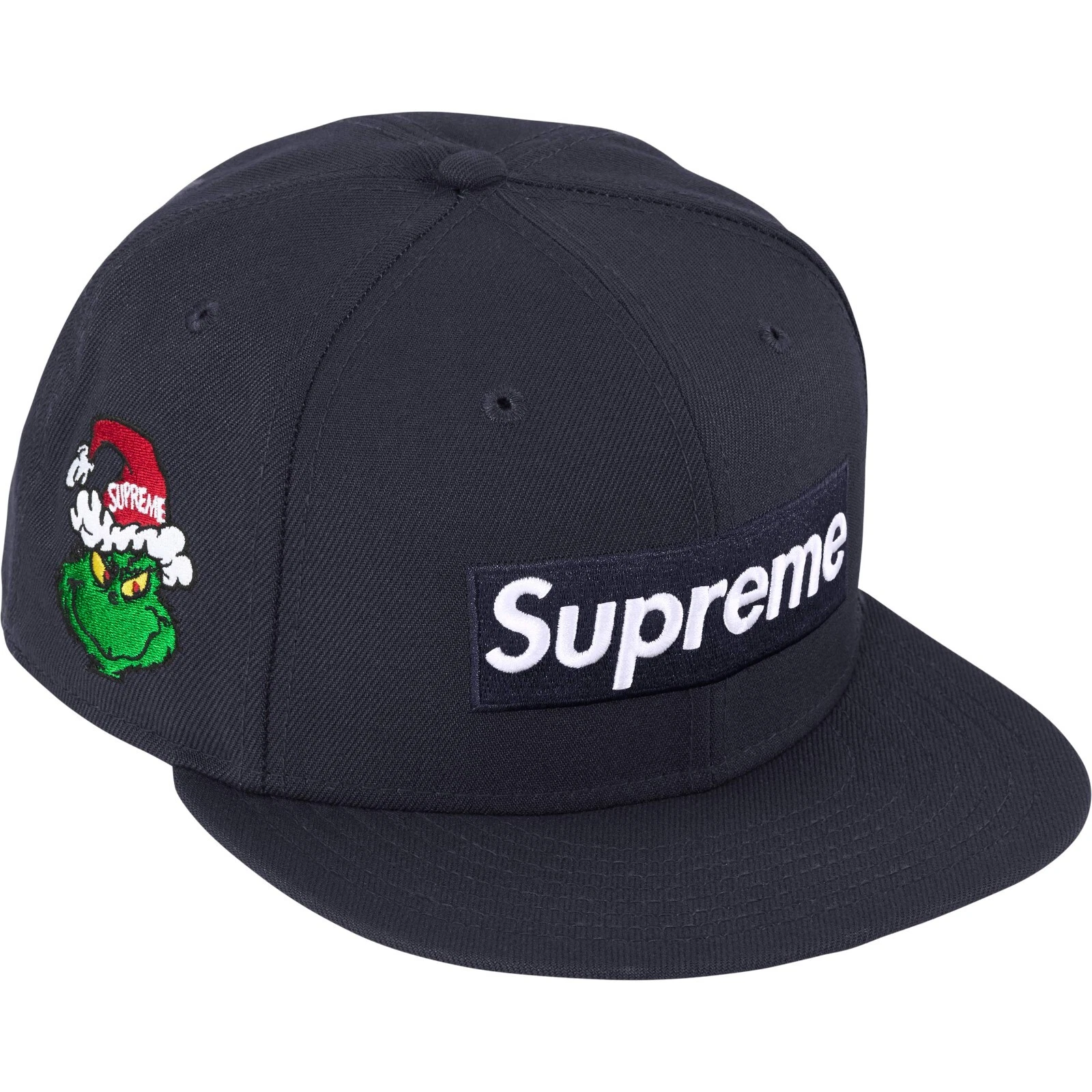 Supreme Grinch Box Logo New Era Noir 7 1/2