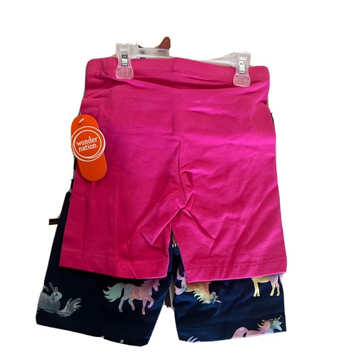 wonder nation girls two piece bike shorts. New with Tag. Size Medium (7-8). - Picture 2 of 2
