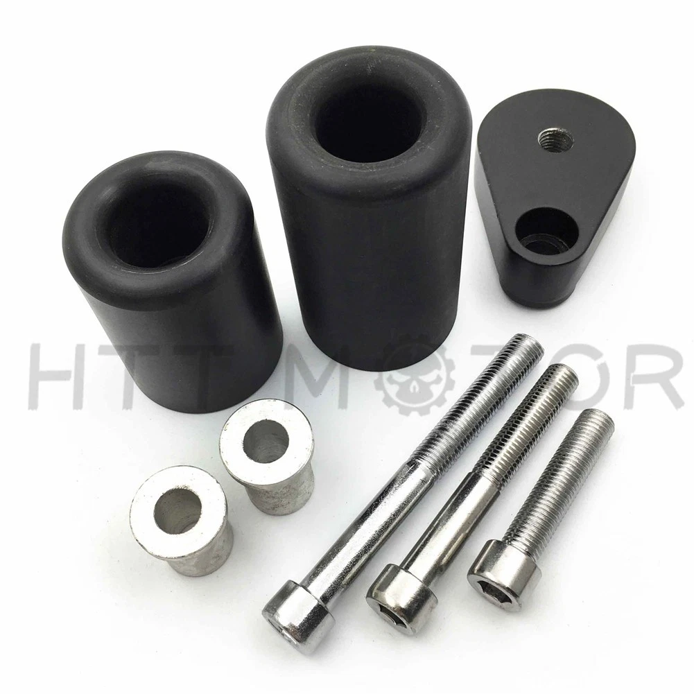 Black Frame Sliders Crash Protectors for Kawasaki Ninja ZX6R ZX 6R