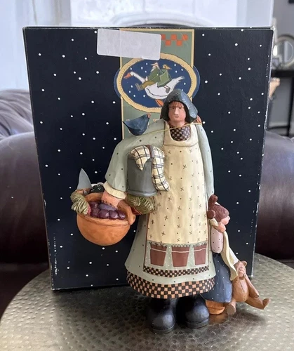 Coyne's & Co. Williraye Studio WW1038 Mother Daughter Americana Folk Art 9”