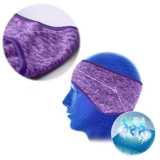 Fleece Ear Warmer Cover Headband Ear Muffs for Men Women Winter Running Skiing