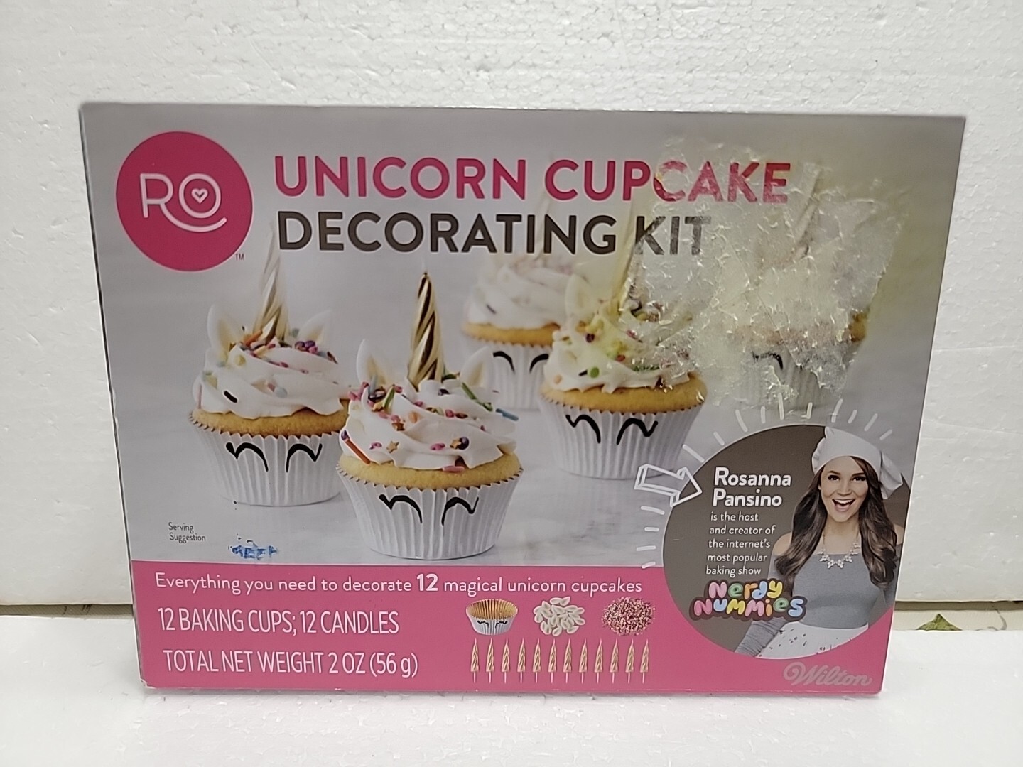 Rosanna Pansino By Wilton Unicorn Cupcake Decorating Kit NIB Sealed