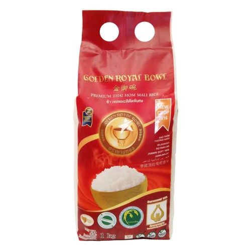 Golden Royal Bowl Premium Thai Hom Mali Rice Jasmine Rice (1kg, 4.5kg or 10kg) - 第 2/4 張圖片