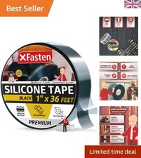 Durable Black Silicone Self-Fusing Repair Tape for Indoor & Outdoor Applications