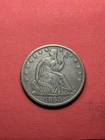 (1) Beautiful Antique Toned 1858-O Seated Liberty Half Dollar VF-VERY FINE