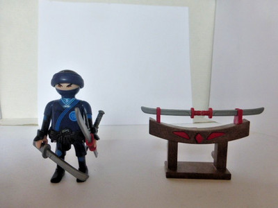 Playmobil 71481 Ninja mit Waffenständer - Figur, Ritter, Asia - TOP!