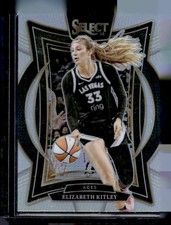 2025 Panini Select WNBA #63 Elizabeth Kitley Silver Prizms