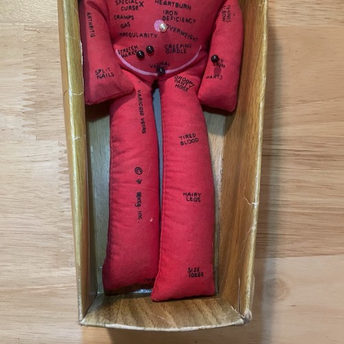 ESTATE VINTAGE BLACK MAGIC VOODOO DOLL - Picture 3 of 4
