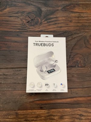 True Buds Air Wireless Headphones White And Silver