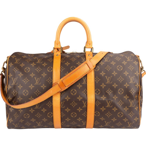 Louis Vuitton Monogram  Keepall 45 Bandoulière Travel Bag    Tasche