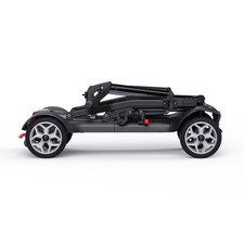 Foldable 4 Wheel Mobility Scooter Folding Drive Device for Seniors Adults 20Ah