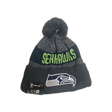 New Era Seattle Seahawks NFL On Field Grey Sport Knit Beanie