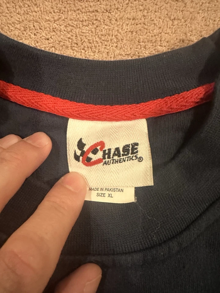 Подлинный мужской гоночный круглый вырез NASCAR Jeff Gordon DuPont размер XL Chase - Изображение 4 из 4